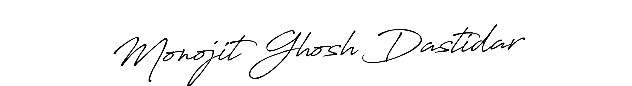 Monojit Ghosh Dastidar stylish signature style. Best Handwritten Sign (Antro_Vectra_Bolder) for my name. Handwritten Signature Collection Ideas for my name Monojit Ghosh Dastidar. Monojit Ghosh Dastidar signature style 7 images and pictures png