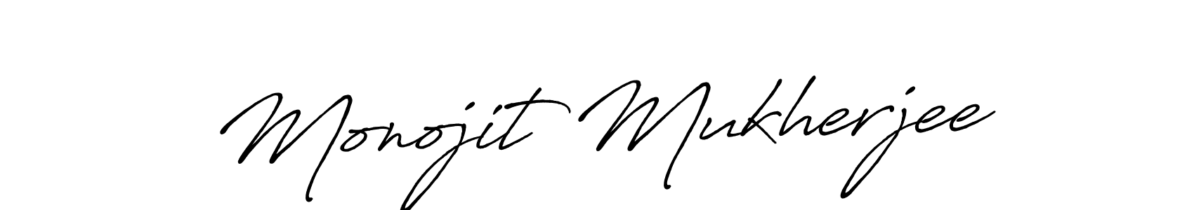 It looks lik you need a new signature style for name Monojit Mukherjee. Design unique handwritten (Antro_Vectra_Bolder) signature with our free signature maker in just a few clicks. Monojit Mukherjee signature style 7 images and pictures png