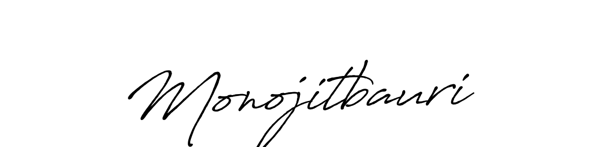 Also You can easily find your signature by using the search form. We will create Monojitbauri name handwritten signature images for you free of cost using Antro_Vectra_Bolder sign style. Monojitbauri signature style 7 images and pictures png