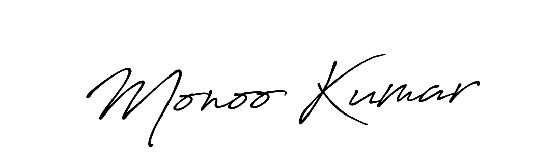 Also You can easily find your signature by using the search form. We will create Monoo Kumar name handwritten signature images for you free of cost using Antro_Vectra_Bolder sign style. Monoo Kumar signature style 7 images and pictures png