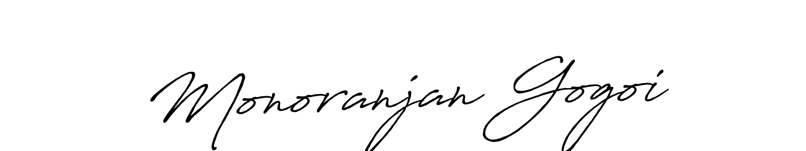 Make a short Monoranjan Gogoi signature style. Manage your documents anywhere anytime using Antro_Vectra_Bolder. Create and add eSignatures, submit forms, share and send files easily. Monoranjan Gogoi signature style 7 images and pictures png