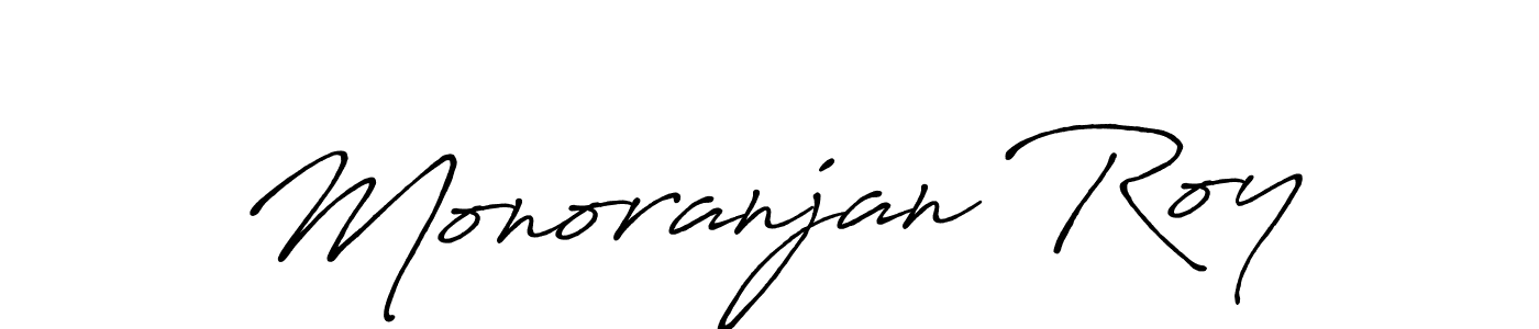 Also You can easily find your signature by using the search form. We will create Monoranjan Roy name handwritten signature images for you free of cost using Antro_Vectra_Bolder sign style. Monoranjan Roy signature style 7 images and pictures png