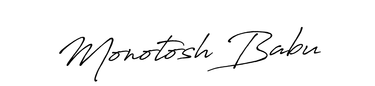 Make a beautiful signature design for name Monotosh Babu. Use this online signature maker to create a handwritten signature for free. Monotosh Babu signature style 7 images and pictures png