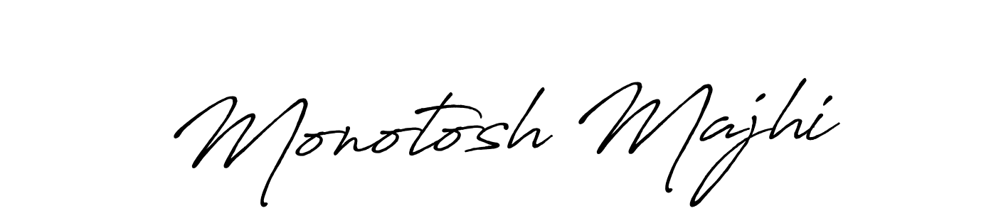 You should practise on your own different ways (Antro_Vectra_Bolder) to write your name (Monotosh Majhi) in signature. don't let someone else do it for you. Monotosh Majhi signature style 7 images and pictures png