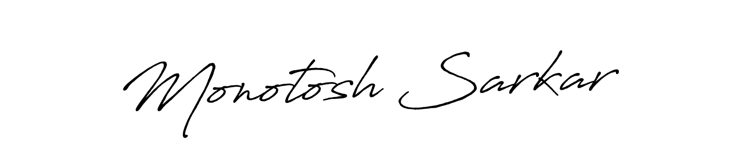 Make a short Monotosh Sarkar signature style. Manage your documents anywhere anytime using Antro_Vectra_Bolder. Create and add eSignatures, submit forms, share and send files easily. Monotosh Sarkar signature style 7 images and pictures png