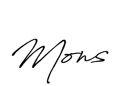 Best and Professional Signature Style for Mons. Antro_Vectra_Bolder Best Signature Style Collection. Mons signature style 7 images and pictures png
