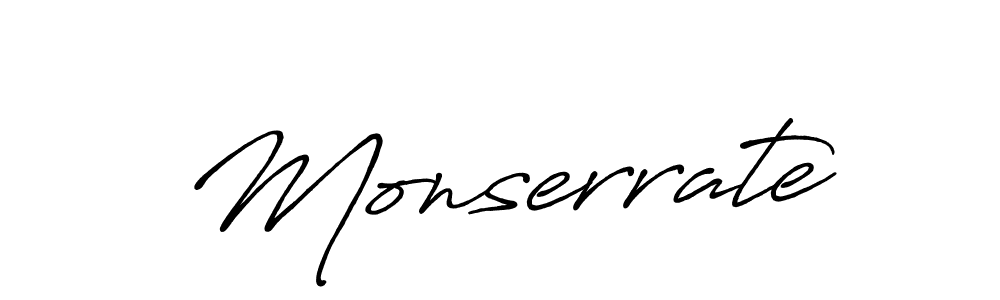You should practise on your own different ways (Antro_Vectra_Bolder) to write your name (Monserrate) in signature. don't let someone else do it for you. Monserrate signature style 7 images and pictures png