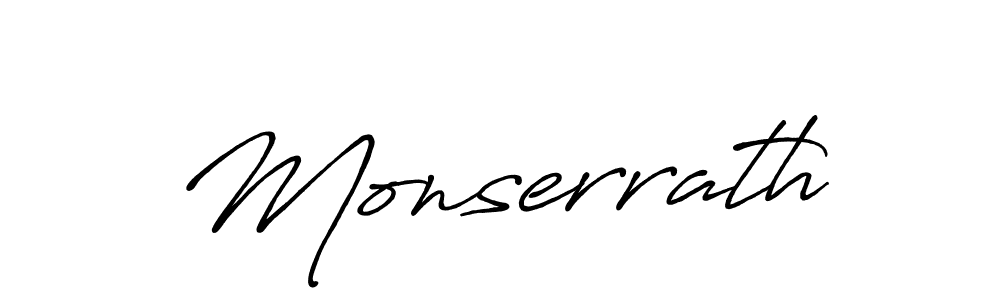 Use a signature maker to create a handwritten signature online. With this signature software, you can design (Antro_Vectra_Bolder) your own signature for name Monserrath. Monserrath signature style 7 images and pictures png