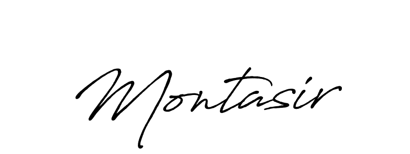 Montasir stylish signature style. Best Handwritten Sign (Antro_Vectra_Bolder) for my name. Handwritten Signature Collection Ideas for my name Montasir. Montasir signature style 7 images and pictures png