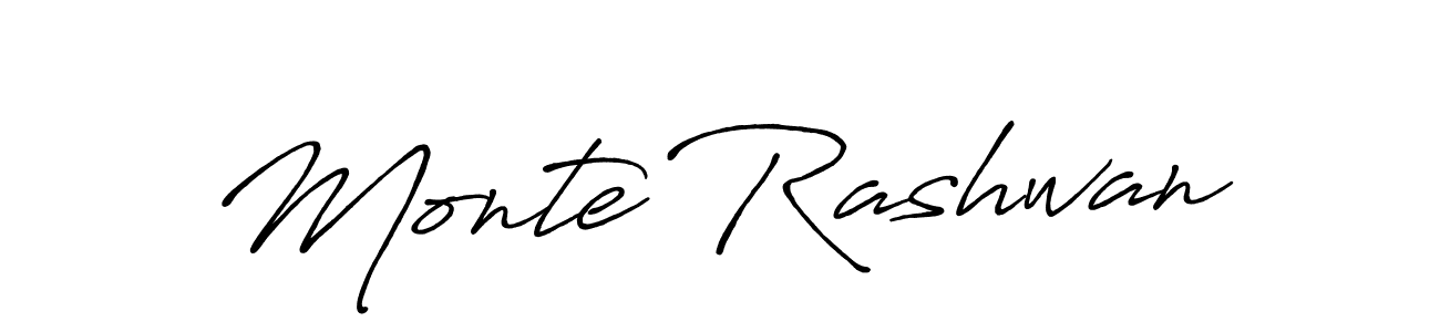 Similarly Antro_Vectra_Bolder is the best handwritten signature design. Signature creator online .You can use it as an online autograph creator for name Monte Rashwan. Monte Rashwan signature style 7 images and pictures png