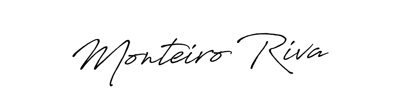 You should practise on your own different ways (Antro_Vectra_Bolder) to write your name (Monteiro Riva) in signature. don't let someone else do it for you. Monteiro Riva signature style 7 images and pictures png