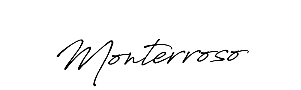 Also You can easily find your signature by using the search form. We will create Monterroso name handwritten signature images for you free of cost using Antro_Vectra_Bolder sign style. Monterroso signature style 7 images and pictures png