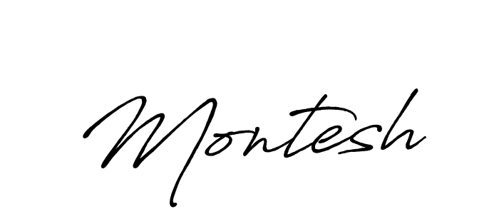 It looks lik you need a new signature style for name Montesh. Design unique handwritten (Antro_Vectra_Bolder) signature with our free signature maker in just a few clicks. Montesh signature style 7 images and pictures png