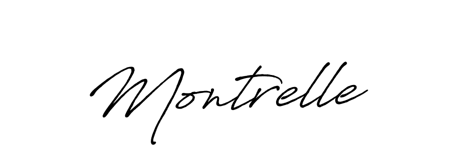 You should practise on your own different ways (Antro_Vectra_Bolder) to write your name (Montrelle) in signature. don't let someone else do it for you. Montrelle signature style 7 images and pictures png