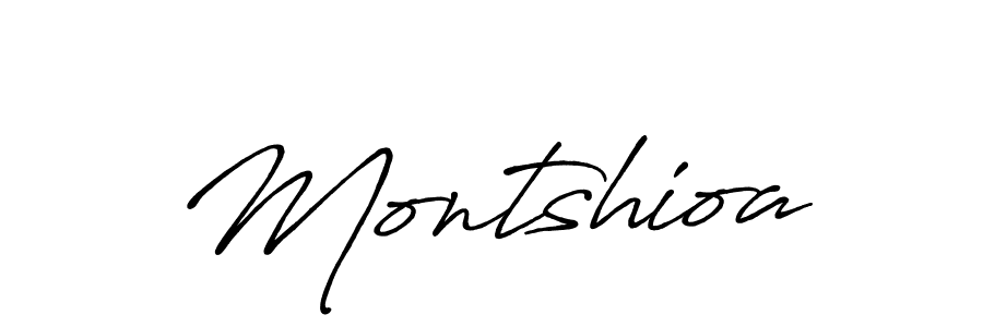Antro_Vectra_Bolder is a professional signature style that is perfect for those who want to add a touch of class to their signature. It is also a great choice for those who want to make their signature more unique. Get Montshioa name to fancy signature for free. Montshioa signature style 7 images and pictures png