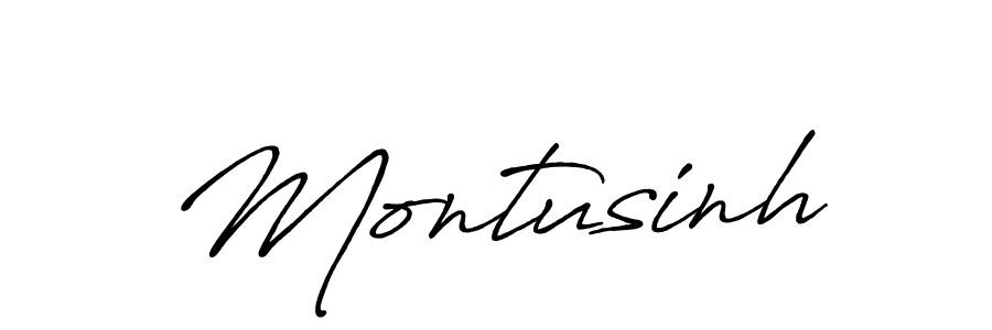 It looks lik you need a new signature style for name Montusinh. Design unique handwritten (Antro_Vectra_Bolder) signature with our free signature maker in just a few clicks. Montusinh signature style 7 images and pictures png