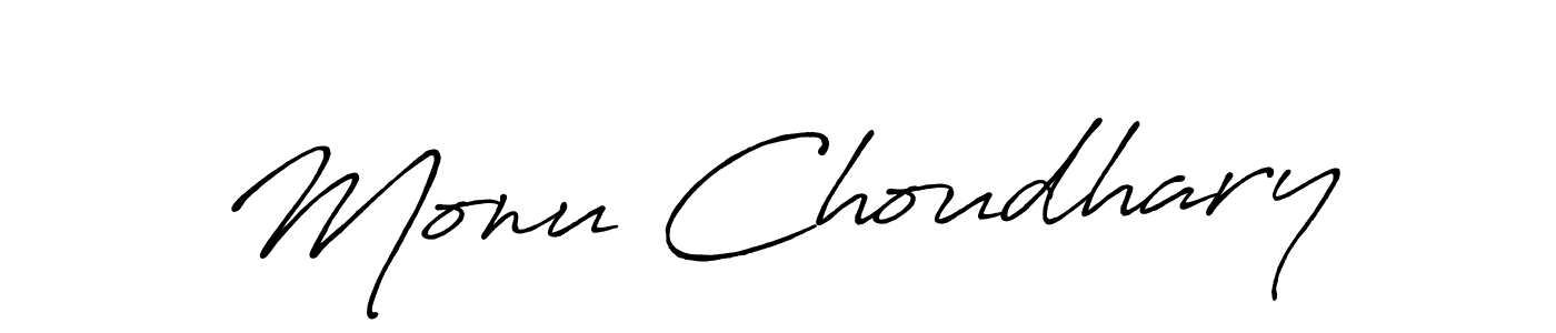 Similarly Antro_Vectra_Bolder is the best handwritten signature design. Signature creator online .You can use it as an online autograph creator for name Monu Choudhary. Monu Choudhary signature style 7 images and pictures png