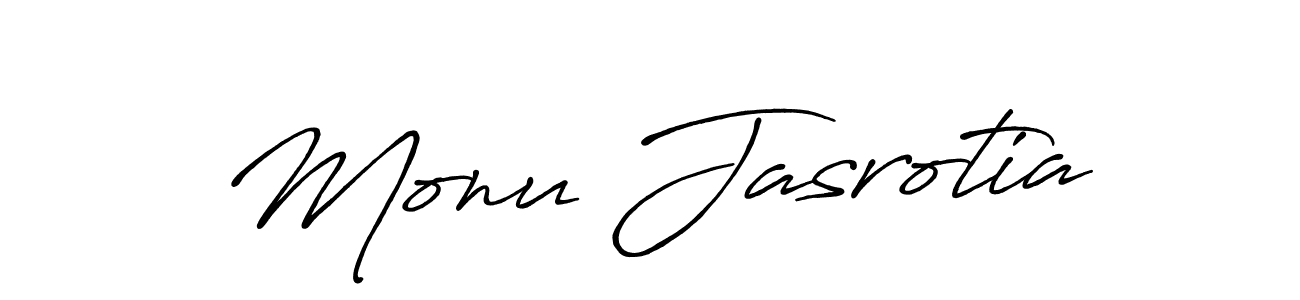 if you are searching for the best signature style for your name Monu Jasrotia. so please give up your signature search. here we have designed multiple signature styles  using Antro_Vectra_Bolder. Monu Jasrotia signature style 7 images and pictures png