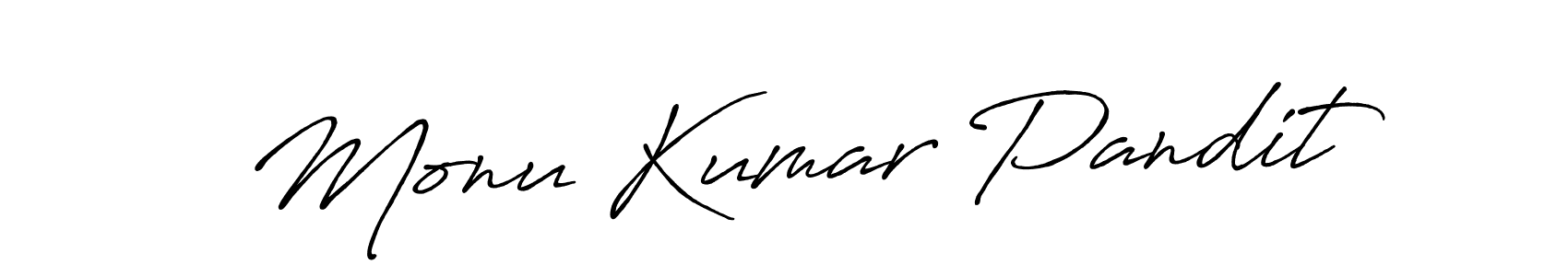 How to make Monu Kumar Pandit signature? Antro_Vectra_Bolder is a professional autograph style. Create handwritten signature for Monu Kumar Pandit name. Monu Kumar Pandit signature style 7 images and pictures png
