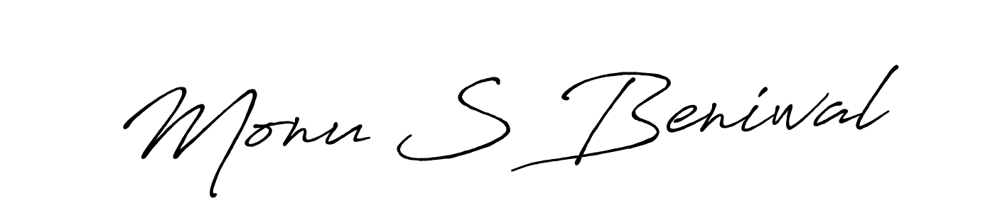 Similarly Antro_Vectra_Bolder is the best handwritten signature design. Signature creator online .You can use it as an online autograph creator for name Monu S Beniwal. Monu S Beniwal signature style 7 images and pictures png