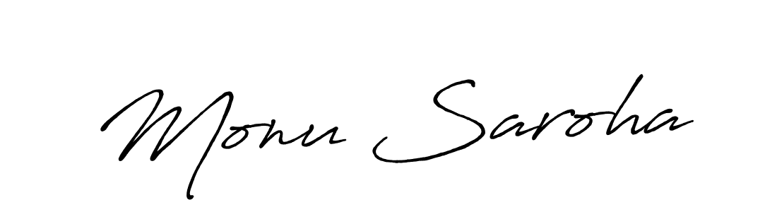 How to Draw Monu Saroha signature style? Antro_Vectra_Bolder is a latest design signature styles for name Monu Saroha. Monu Saroha signature style 7 images and pictures png
