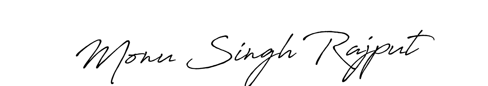 How to make Monu Singh Rajput signature? Antro_Vectra_Bolder is a professional autograph style. Create handwritten signature for Monu Singh Rajput name. Monu Singh Rajput signature style 7 images and pictures png