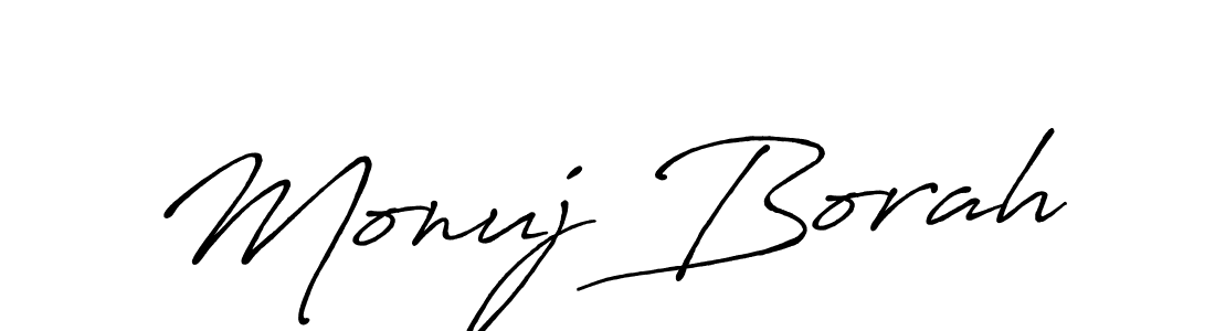 Once you've used our free online signature maker to create your best signature Antro_Vectra_Bolder style, it's time to enjoy all of the benefits that Monuj Borah name signing documents. Monuj Borah signature style 7 images and pictures png