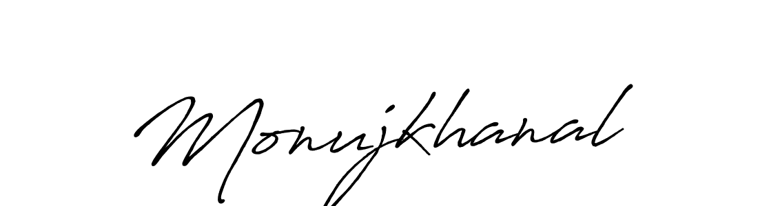 Also You can easily find your signature by using the search form. We will create Monujkhanal name handwritten signature images for you free of cost using Antro_Vectra_Bolder sign style. Monujkhanal signature style 7 images and pictures png