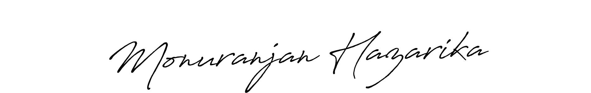 How to make Monuranjan Hazarika signature? Antro_Vectra_Bolder is a professional autograph style. Create handwritten signature for Monuranjan Hazarika name. Monuranjan Hazarika signature style 7 images and pictures png