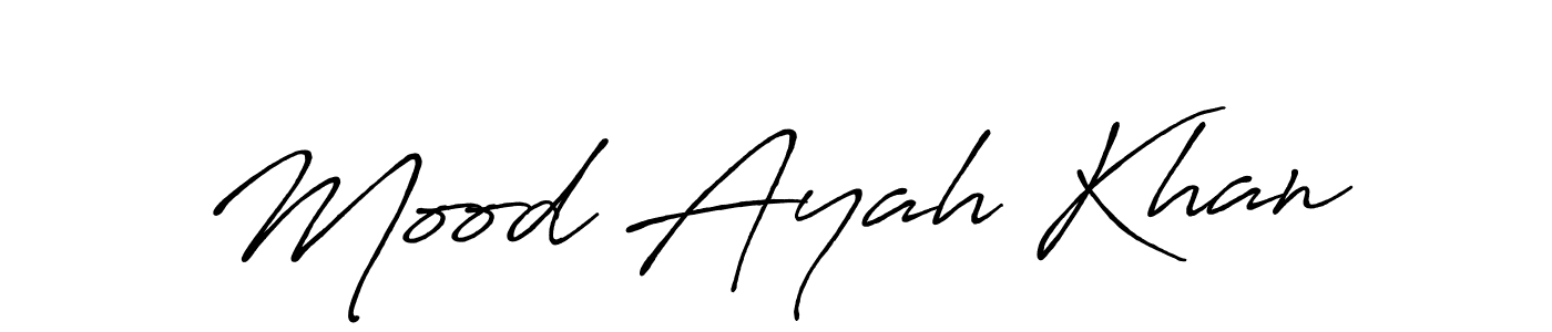 Once you've used our free online signature maker to create your best signature Antro_Vectra_Bolder style, it's time to enjoy all of the benefits that Mood Ayah Khan name signing documents. Mood Ayah Khan signature style 7 images and pictures png
