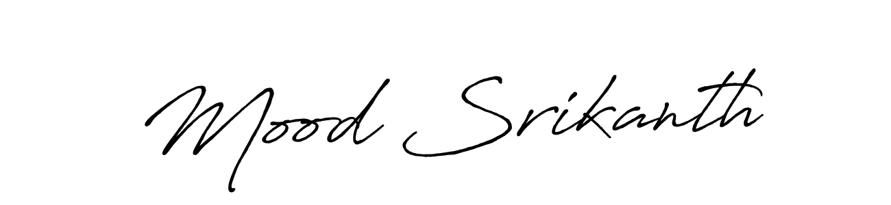 if you are searching for the best signature style for your name Mood Srikanth. so please give up your signature search. here we have designed multiple signature styles  using Antro_Vectra_Bolder. Mood Srikanth signature style 7 images and pictures png
