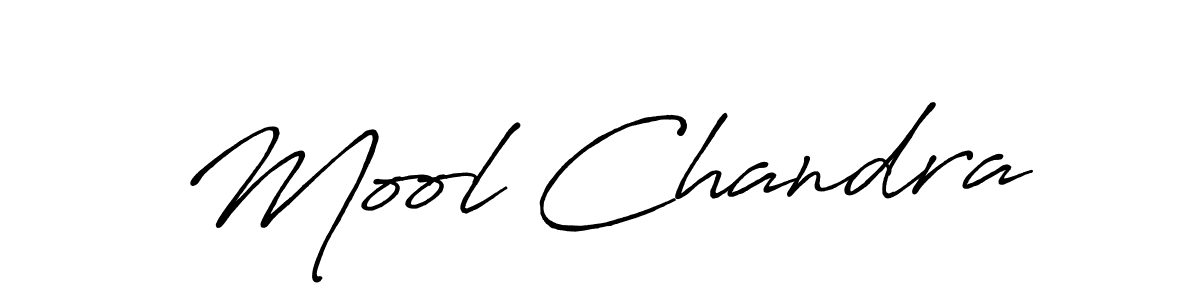 Mool Chandra stylish signature style. Best Handwritten Sign (Antro_Vectra_Bolder) for my name. Handwritten Signature Collection Ideas for my name Mool Chandra. Mool Chandra signature style 7 images and pictures png