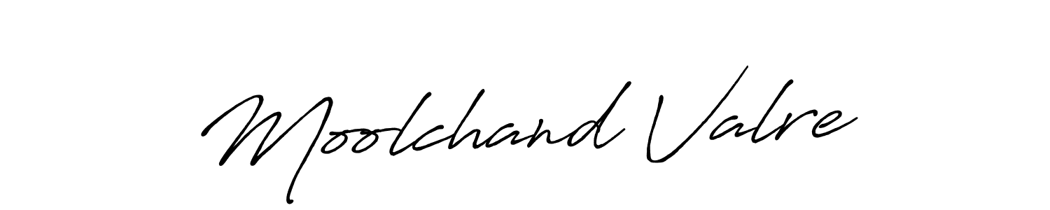 The best way (Antro_Vectra_Bolder) to make a short signature is to pick only two or three words in your name. The name Moolchand Valre include a total of six letters. For converting this name. Moolchand Valre signature style 7 images and pictures png
