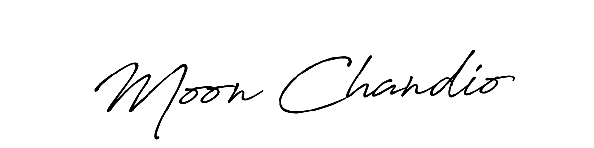 It looks lik you need a new signature style for name Moon Chandio. Design unique handwritten (Antro_Vectra_Bolder) signature with our free signature maker in just a few clicks. Moon Chandio signature style 7 images and pictures png