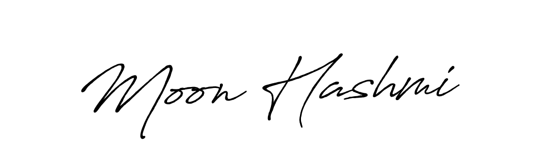 Similarly Antro_Vectra_Bolder is the best handwritten signature design. Signature creator online .You can use it as an online autograph creator for name Moon Hashmi. Moon Hashmi signature style 7 images and pictures png