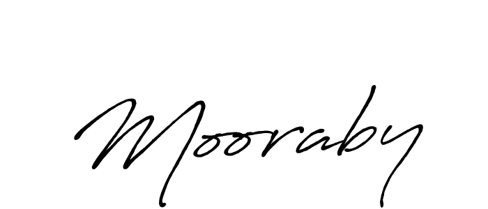 Make a beautiful signature design for name Mooraby. With this signature (Antro_Vectra_Bolder) style, you can create a handwritten signature for free. Mooraby signature style 7 images and pictures png