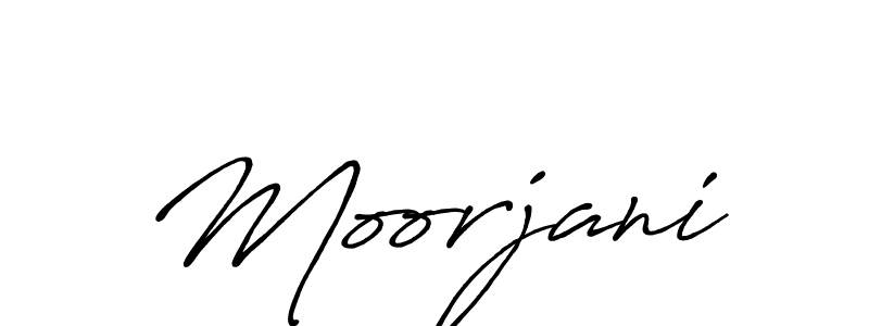 if you are searching for the best signature style for your name Moorjani. so please give up your signature search. here we have designed multiple signature styles  using Antro_Vectra_Bolder. Moorjani signature style 7 images and pictures png