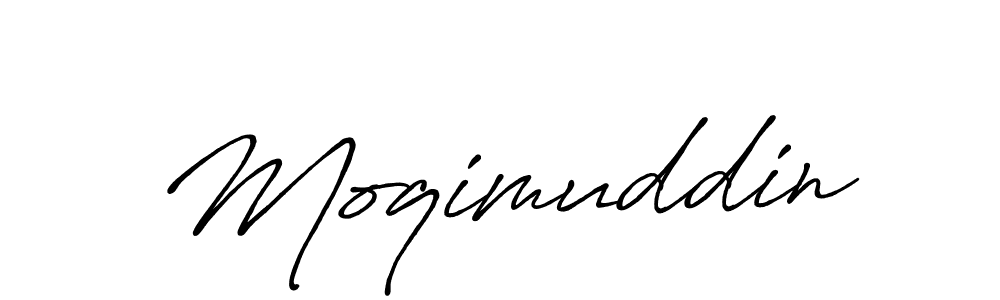 Also we have Moqimuddin name is the best signature style. Create professional handwritten signature collection using Antro_Vectra_Bolder autograph style. Moqimuddin signature style 7 images and pictures png