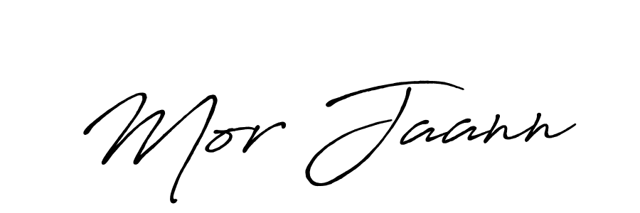 Make a beautiful signature design for name Mor Jaann. With this signature (Antro_Vectra_Bolder) style, you can create a handwritten signature for free. Mor Jaann signature style 7 images and pictures png
