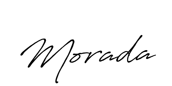 How to make Morada name signature. Use Antro_Vectra_Bolder style for creating short signs online. This is the latest handwritten sign. Morada signature style 7 images and pictures png