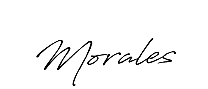 The best way (Antro_Vectra_Bolder) to make a short signature is to pick only two or three words in your name. The name Morales include a total of six letters. For converting this name. Morales signature style 7 images and pictures png