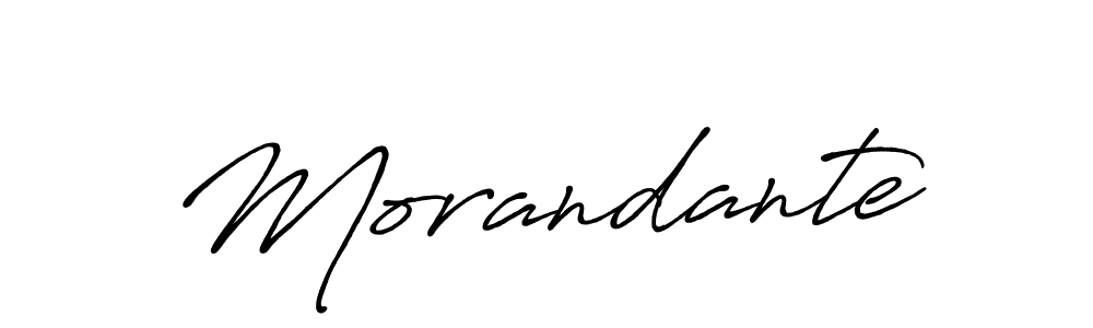 The best way (Antro_Vectra_Bolder) to make a short signature is to pick only two or three words in your name. The name Morandante include a total of six letters. For converting this name. Morandante signature style 7 images and pictures png