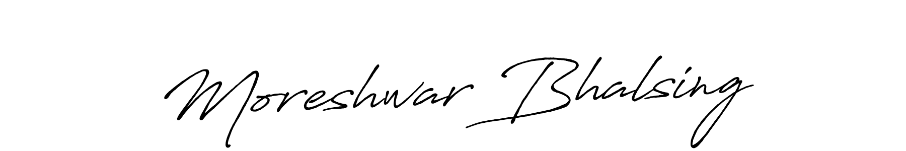 Once you've used our free online signature maker to create your best signature Antro_Vectra_Bolder style, it's time to enjoy all of the benefits that Moreshwar Bhalsing name signing documents. Moreshwar Bhalsing signature style 7 images and pictures png