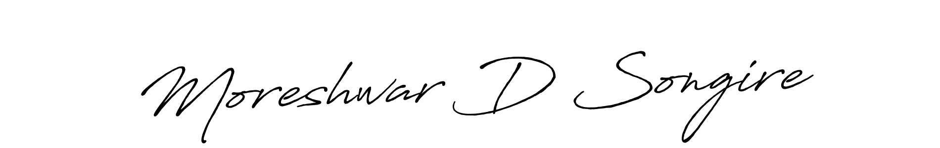 How to make Moreshwar D Songire signature? Antro_Vectra_Bolder is a professional autograph style. Create handwritten signature for Moreshwar D Songire name. Moreshwar D Songire signature style 7 images and pictures png