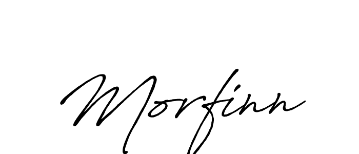 Use a signature maker to create a handwritten signature online. With this signature software, you can design (Antro_Vectra_Bolder) your own signature for name Morfinn. Morfinn signature style 7 images and pictures png