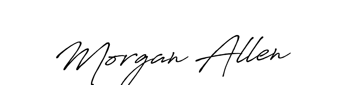 How to Draw Morgan Allen signature style? Antro_Vectra_Bolder is a latest design signature styles for name Morgan Allen. Morgan Allen signature style 7 images and pictures png