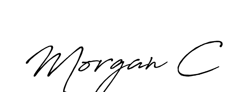 Also You can easily find your signature by using the search form. We will create Morgan C name handwritten signature images for you free of cost using Antro_Vectra_Bolder sign style. Morgan C signature style 7 images and pictures png