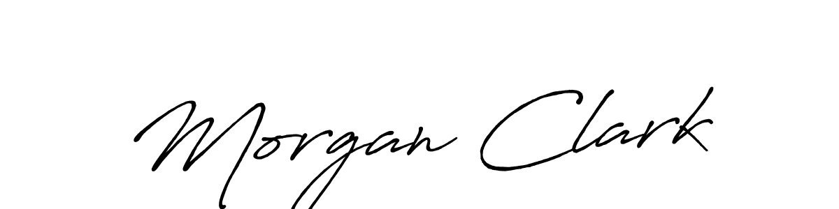 Antro_Vectra_Bolder is a professional signature style that is perfect for those who want to add a touch of class to their signature. It is also a great choice for those who want to make their signature more unique. Get Morgan Clark name to fancy signature for free. Morgan Clark signature style 7 images and pictures png