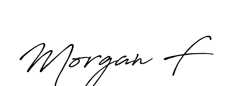 How to make Morgan F signature? Antro_Vectra_Bolder is a professional autograph style. Create handwritten signature for Morgan F name. Morgan F signature style 7 images and pictures png
