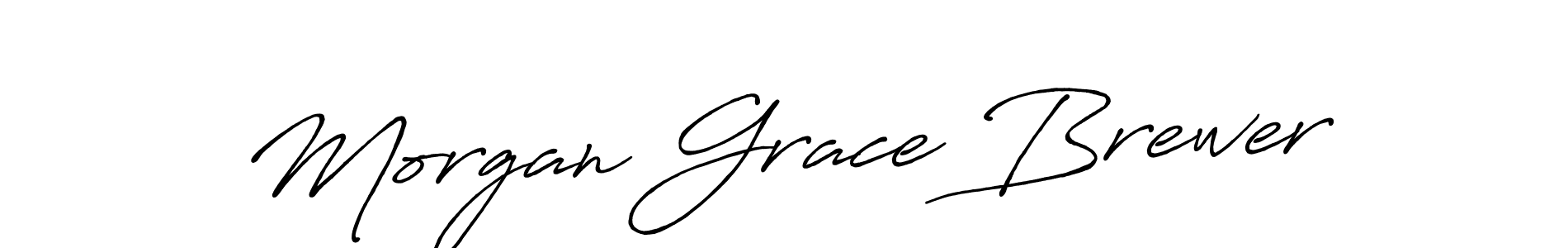 Use a signature maker to create a handwritten signature online. With this signature software, you can design (Antro_Vectra_Bolder) your own signature for name Morgan Grace Brewer. Morgan Grace Brewer signature style 7 images and pictures png